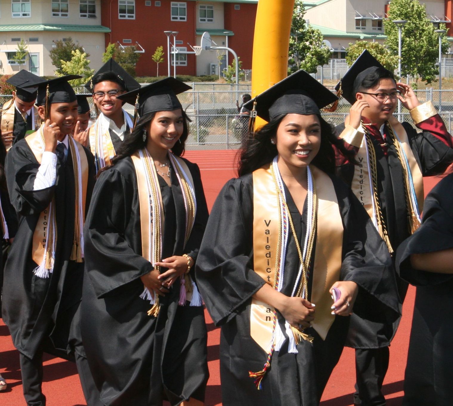 ACHS 2018 graduates march into stadium